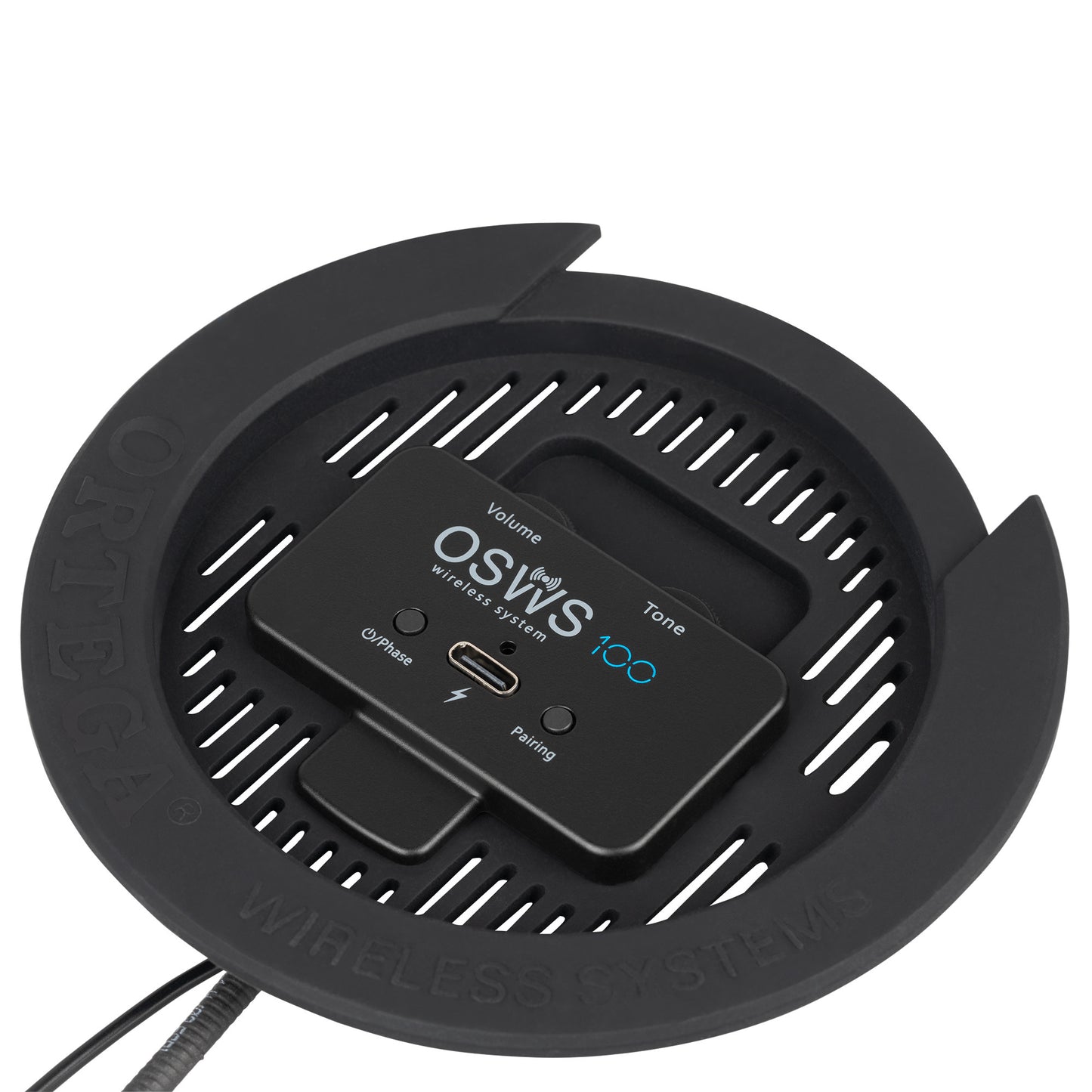 ORTEGA OSWS100, Kabelloses Schallloch-Tonabnehmersystem für akustische Gitarren