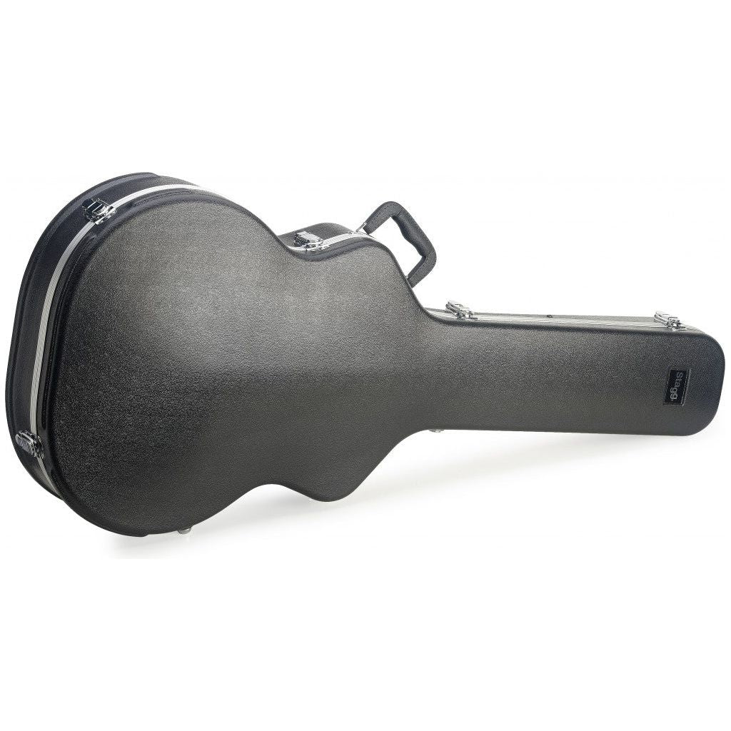 Basic Serie leichter ABS Hartschalenkoffer für Jumbo Gitarre, ABS-J 2