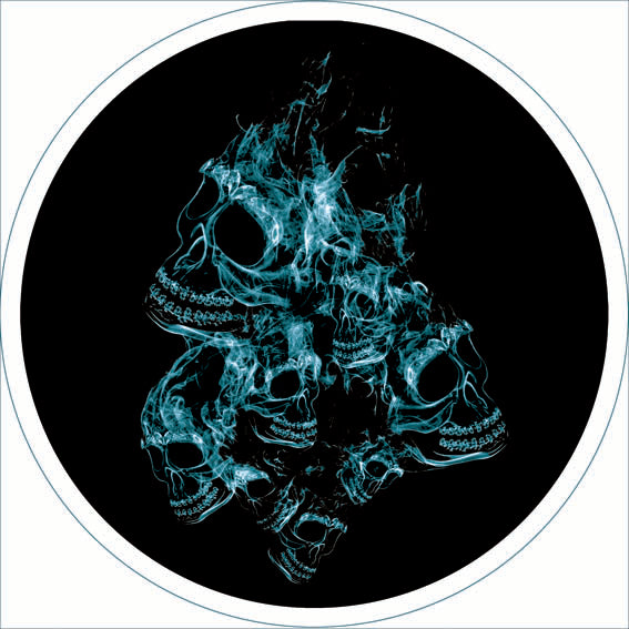 Bass drum head Tomay graphic 22" resonance