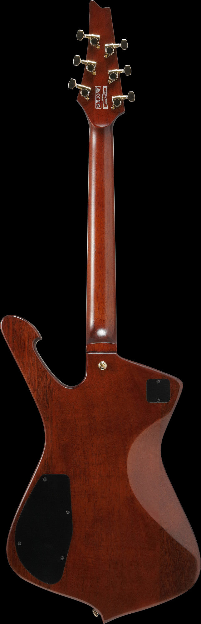 IC420MFM-CML IBANEZ Iceman E-Gitarre 6-String - Caramel Burst Low Gloss + Gigbag