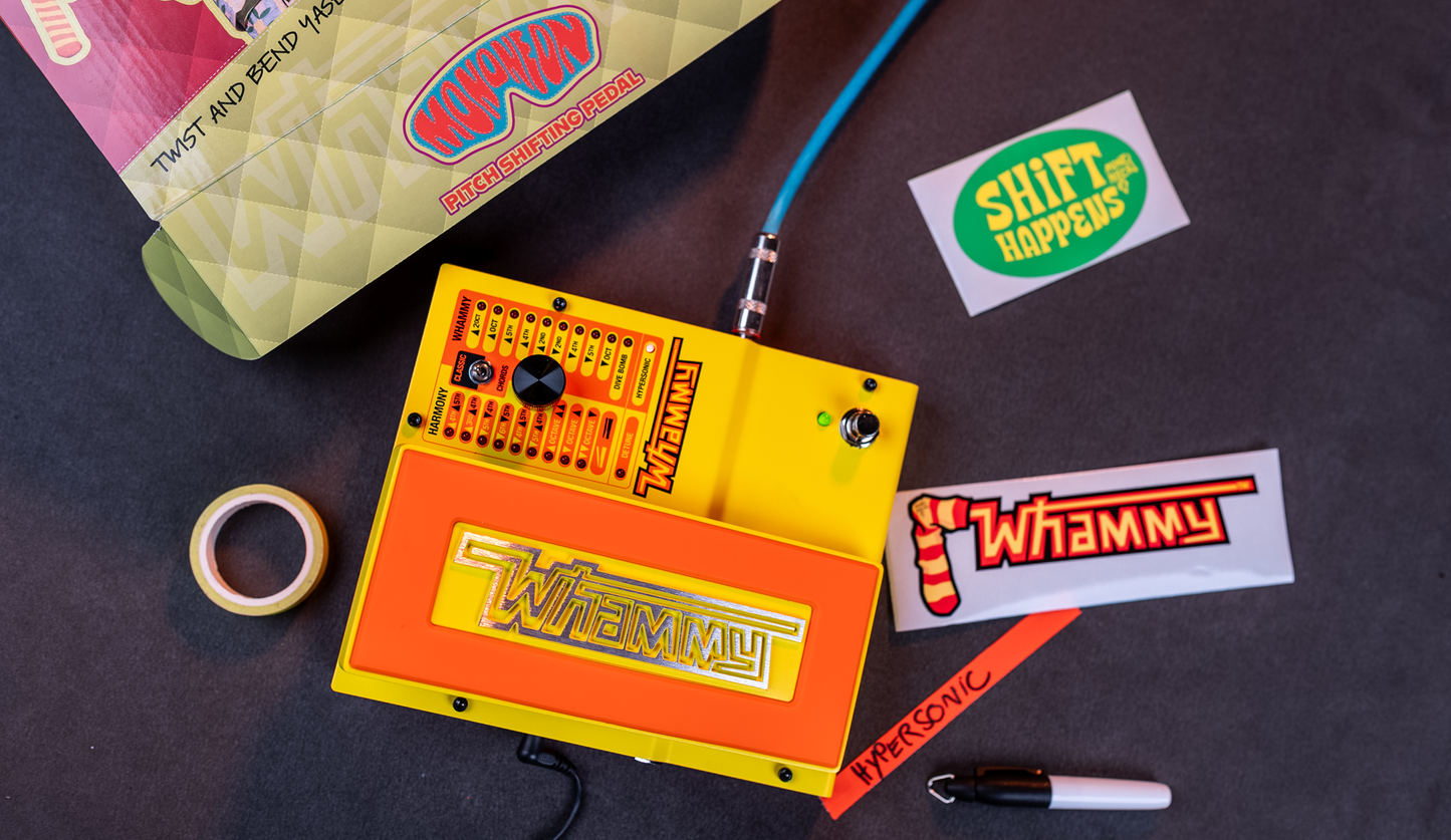 DIGITECH Effektpedal, Whammy MonoNeon, 2 Mode Pitchshift, True BP, MIDI, DGTWHAMMYMN