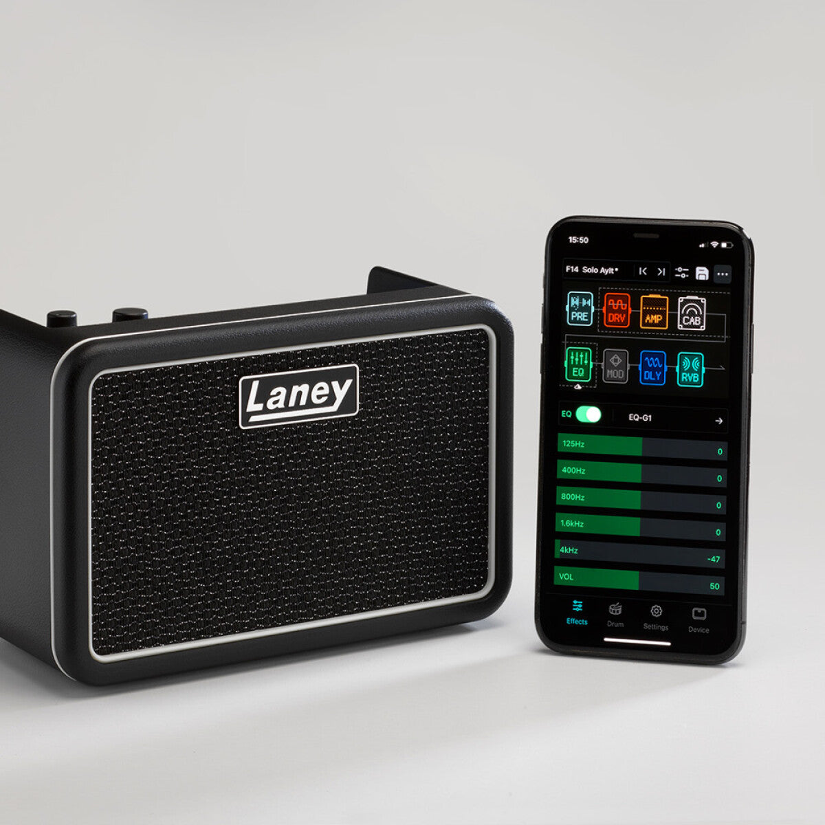 LANEY MINI EFFECT DESKTOP AMP BLACK