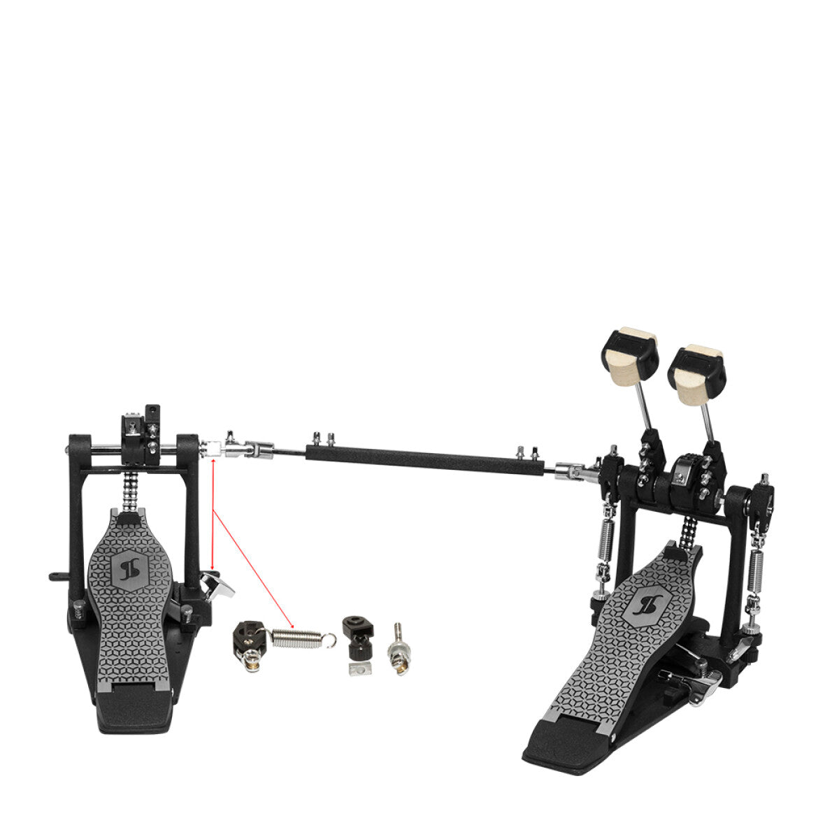 Double Bass-Drum-Pedal, 52 Serie, PPD-52