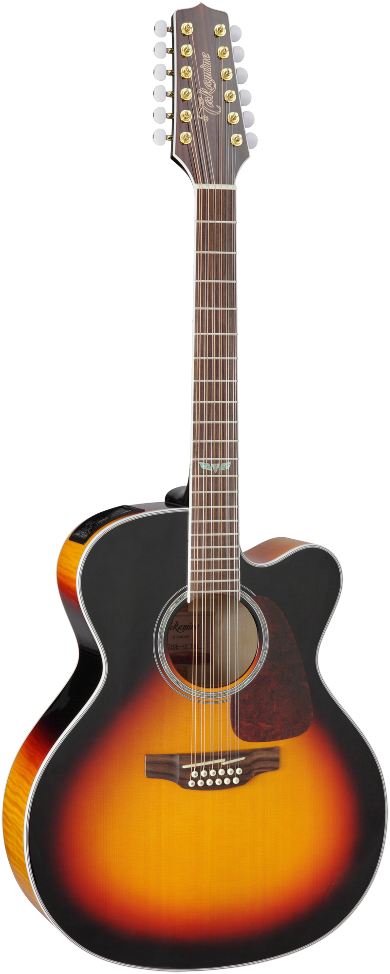TAKAMINE Westerngitarre, G-Serie, GJ72CE 12 BSB, Jumbo/C, 12-Saiter