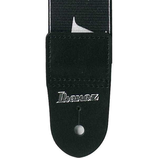 GSD50-P6 IBANEZ Design Strap - Black/White Logos
