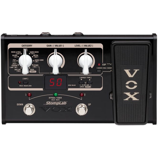 multieffekt pedal gitarre VOX Gitarrenprozessor, StompLab, E-Gitarre, Multieffekt + Pedal, VXSL2G – ACTION MUSIC