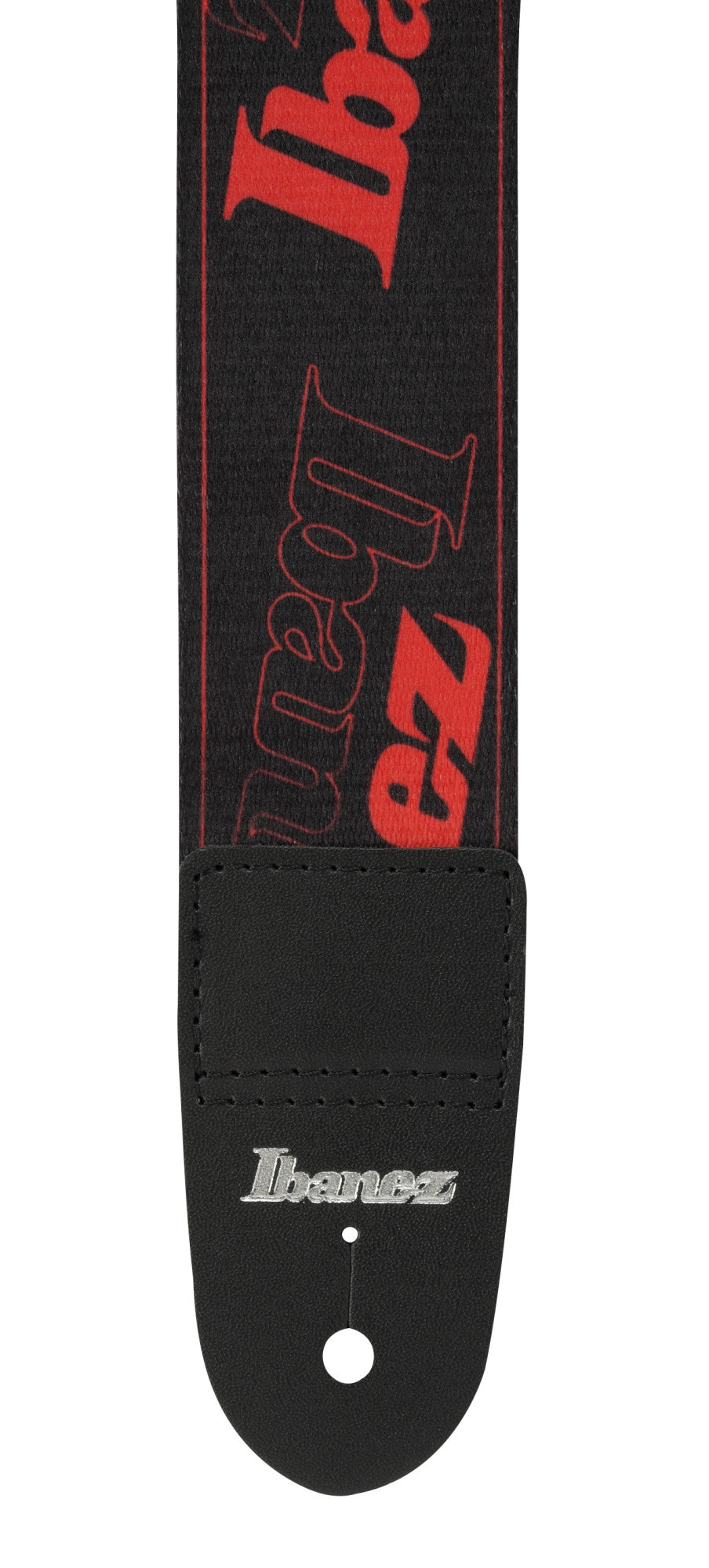 GSD50-RD IBANEZ Design Strap - Black/Red Logos