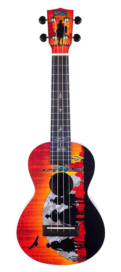 MA2WW |Mahalo Artist Elite Series Concert Ukulele Wild West