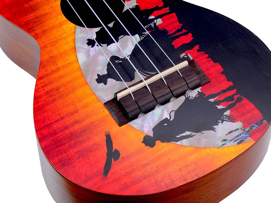 MA2WW |Mahalo Artist Elite Series Concert Ukulele Wild West