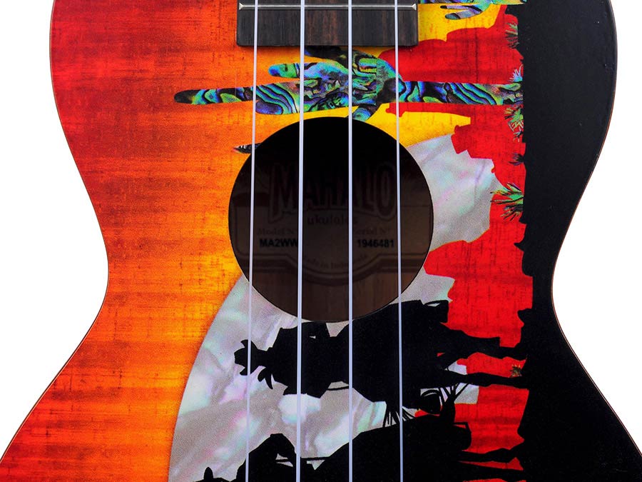 MA2WW |Mahalo Artist Elite Series Concert Ukulele Wild West