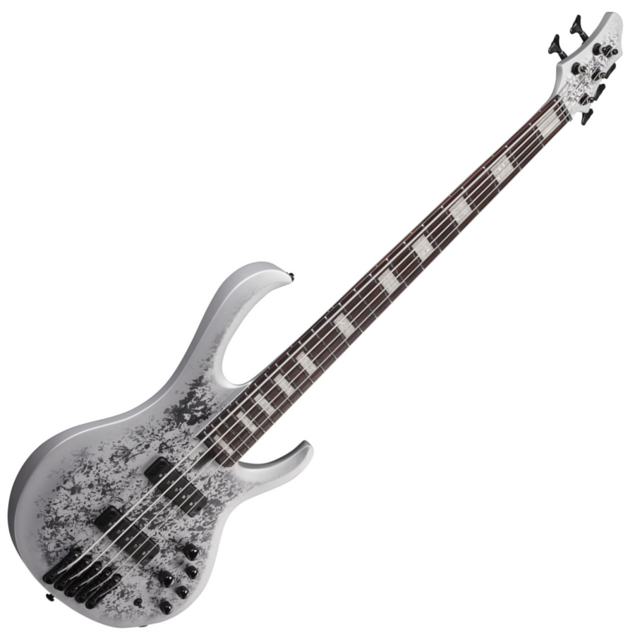 Ibanez BTB25TH5 SLM Premium 5 String Electric Bass - Silver Blizzard Matte