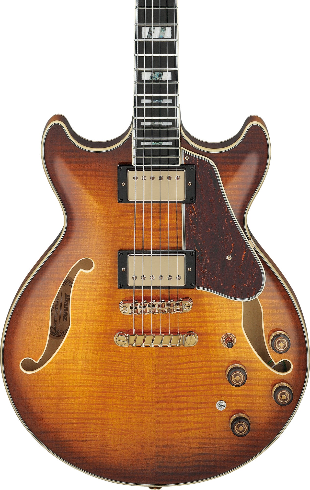 AM153FM-ATT IBANEZ Artstar AM Hollow Body Gitarre 6-String - Antique Tobacco Burst + Koffer