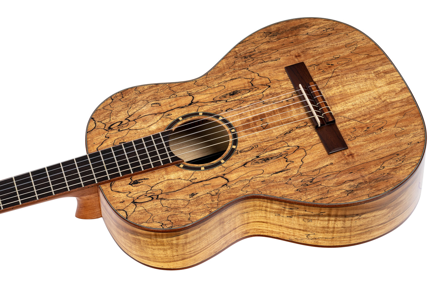 RSM-REISSUE ORTEGA The Private Room 4/4 Konzertgitarre 6-String - Spalted Maple Natur + Gigbag