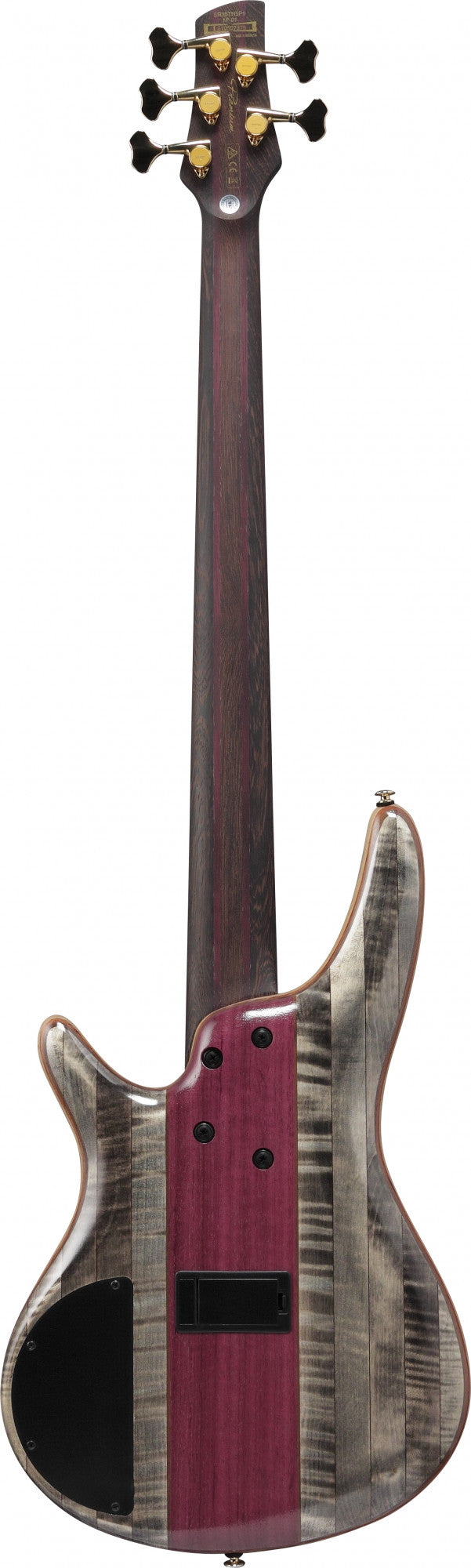 SR5CMDX-BIL IBANEZ SR 5-Str Black Ice Low Gloss Gold-Hardware, Incl. Gig bag