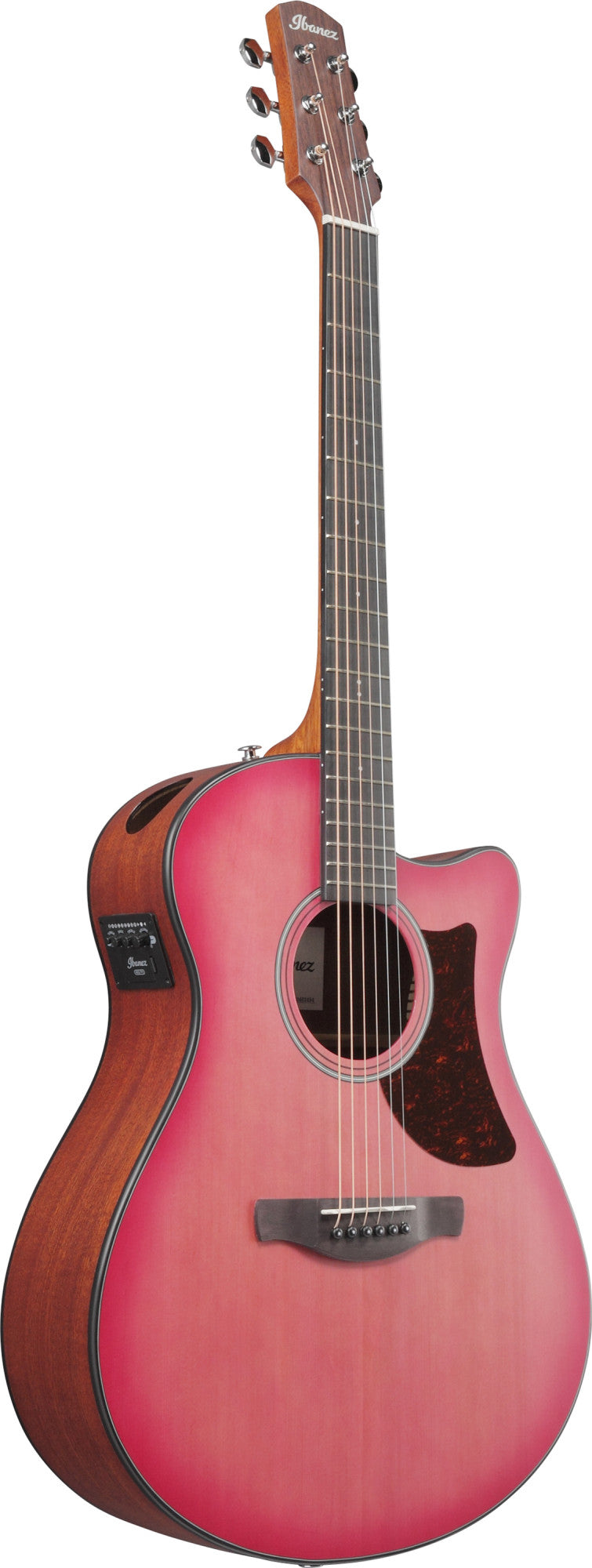 IBANEZ Advanced Acoustic Guitar 6-String - Coral Red Burst Open Pore