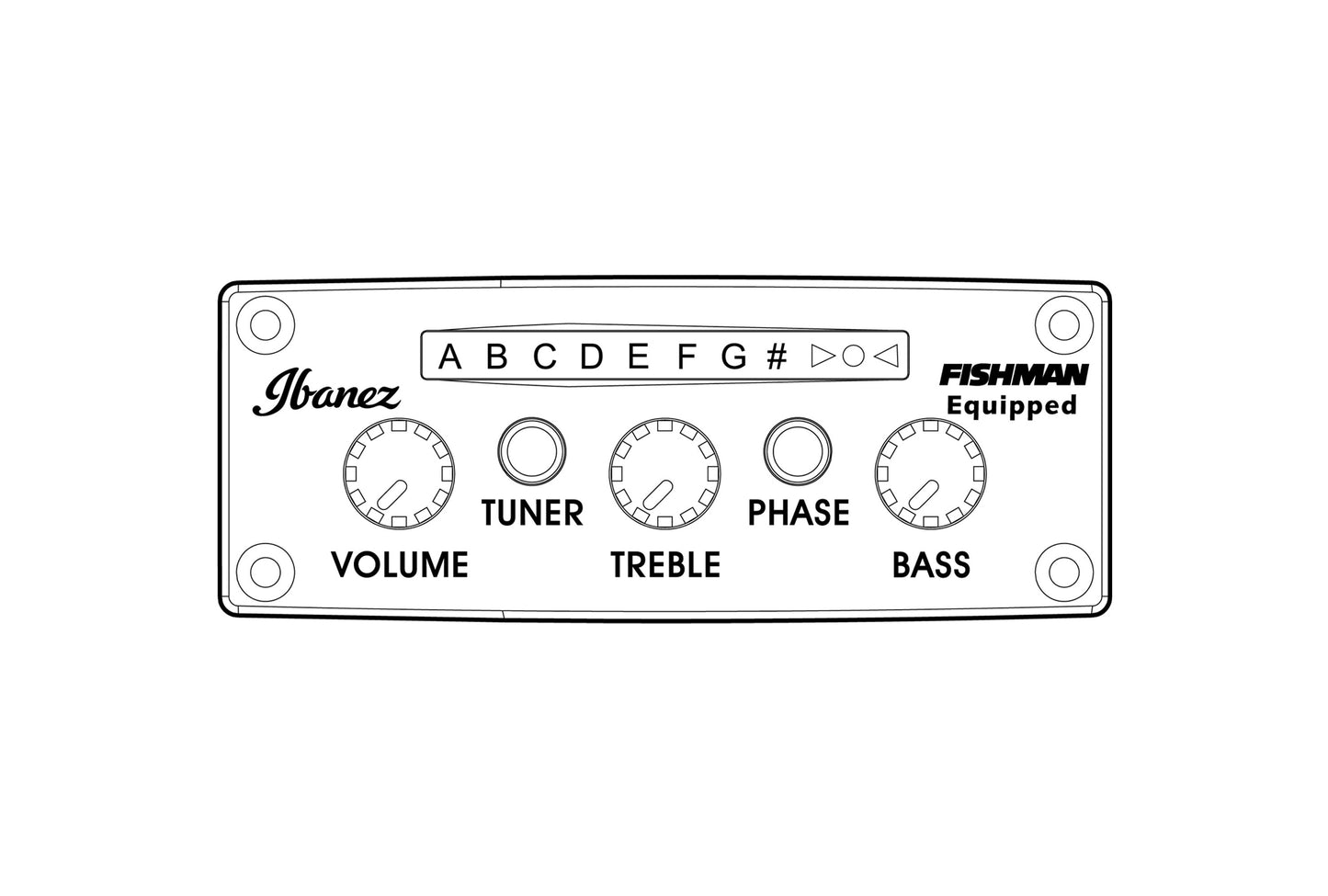 TOD10N-TKF IBANEZ Tim Henson Signature Nylon String Gitarre 6-String - Transparent Black Flat