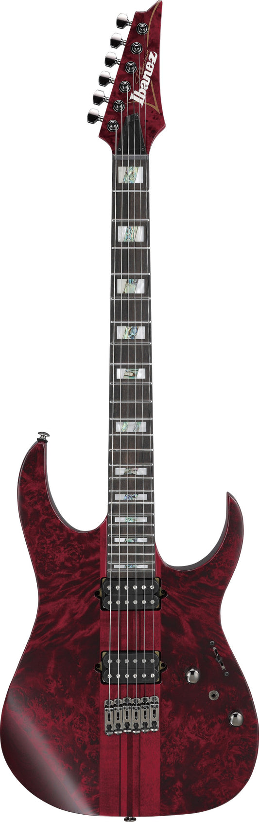 IBANEZ Premium RGT 6-Str Stained Wine Red Low Gloss Incl. Gig Bag, RGT1221PB-SWL