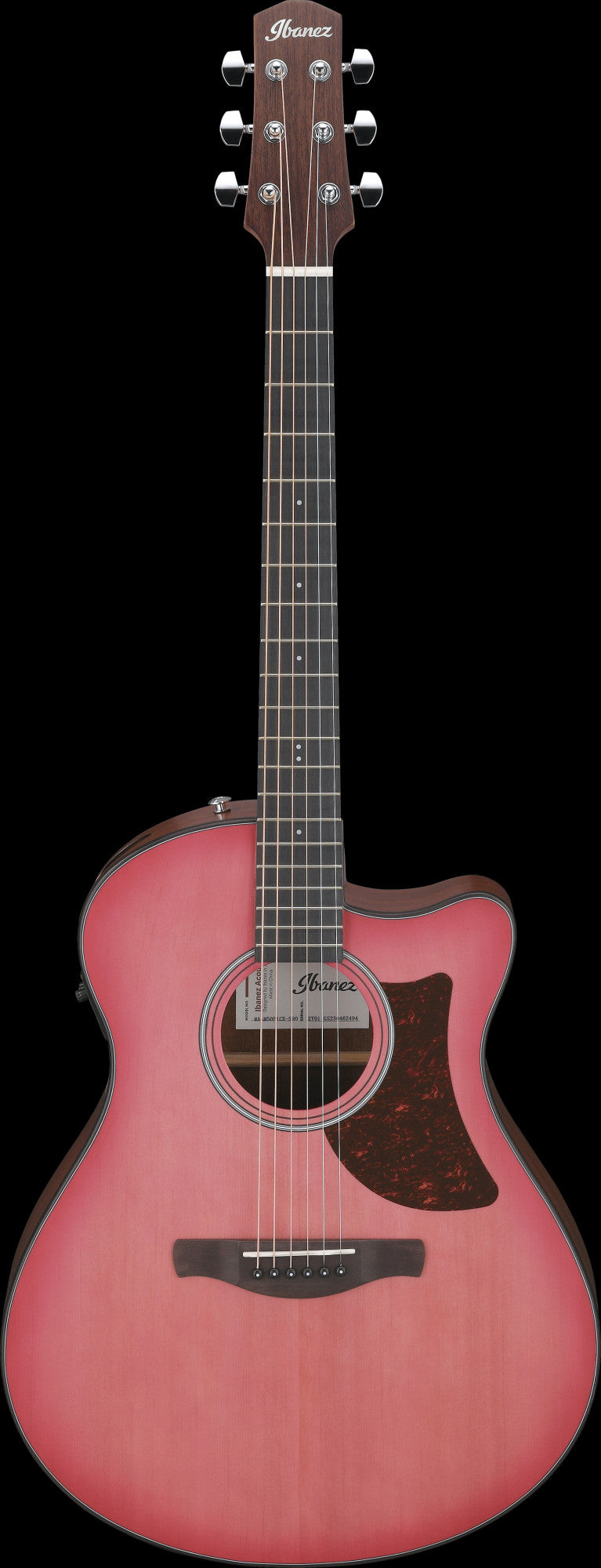 IBANEZ Advanced Acoustic Guitar 6-String - Coral Red Burst Open Pore