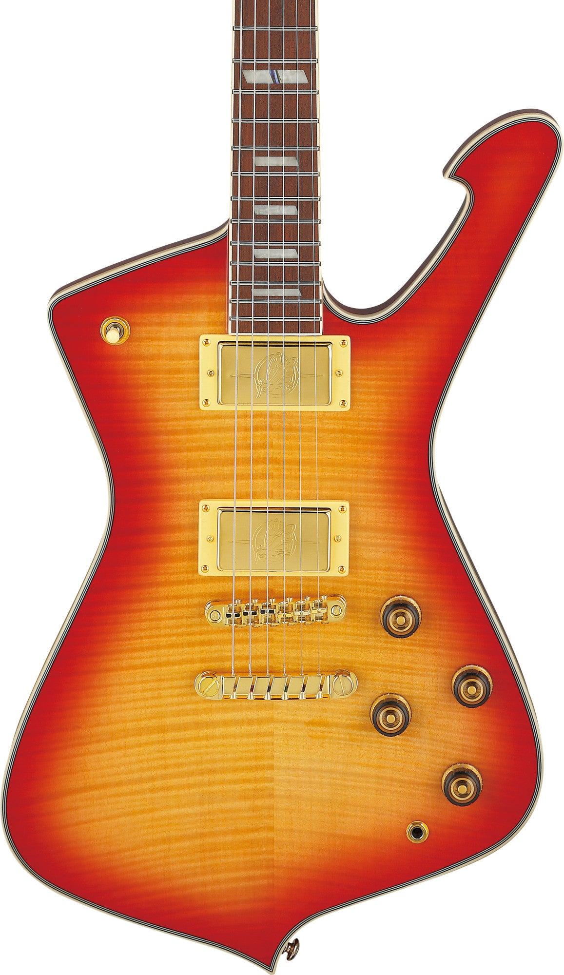 IC420FM-CRS IBANEZ Iceman E-Gitarre 6-String - Cherry Sunburst + Gigbag