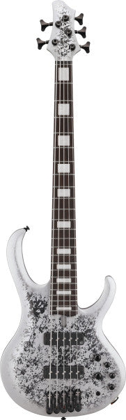 Ibanez BTB25TH5 SLM Premium 5 String Electric Bass - Silver Blizzard Matte