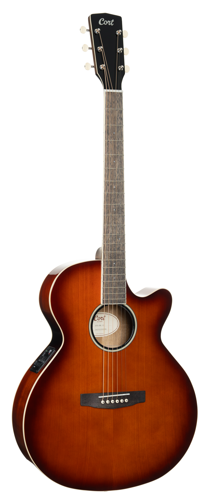 CORT acoustic guitar, SFX-Myrtlewood, natural high gloss, preamp, COSFXMYRTLEN