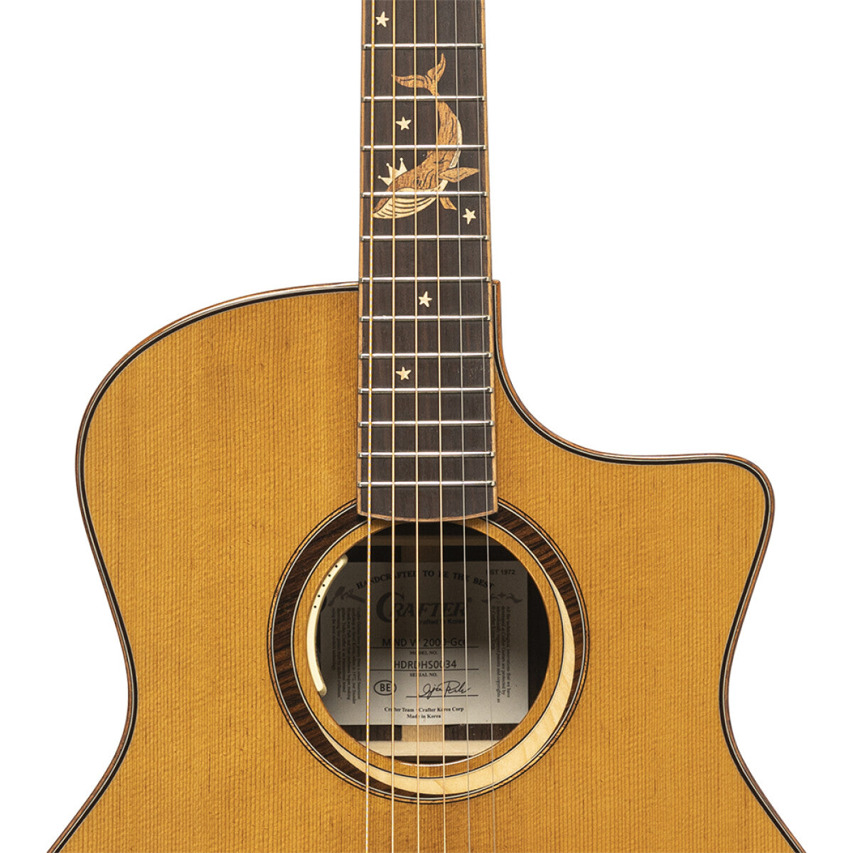 CORT acoustic guitar, SFX-Myrtlewood, natural high gloss, preamp, COSFXMYRTLEN