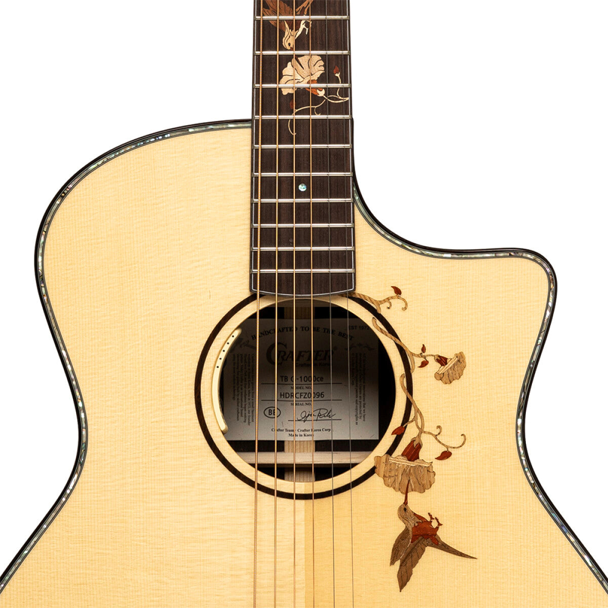 CORT acoustic guitar, SFX-Myrtlewood, natural high gloss, preamp, COSFXMYRTLEN
