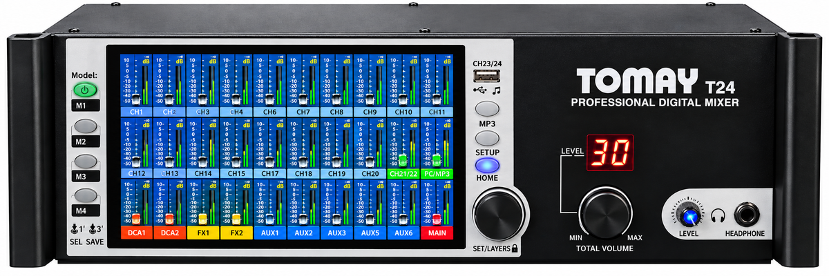 TOMAY T24 – Professionelles Digitalmischpult