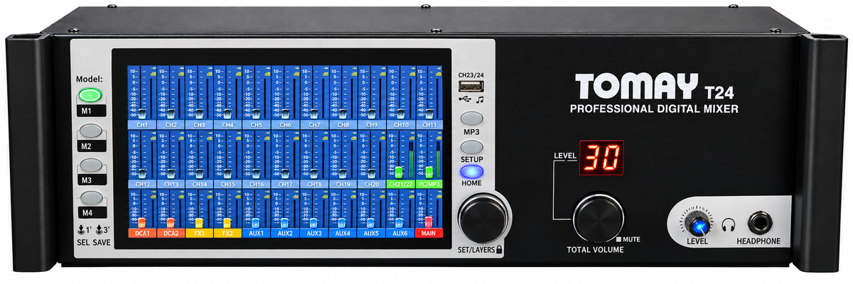 TOMAY T24 – Professionelles Digitalmischpult