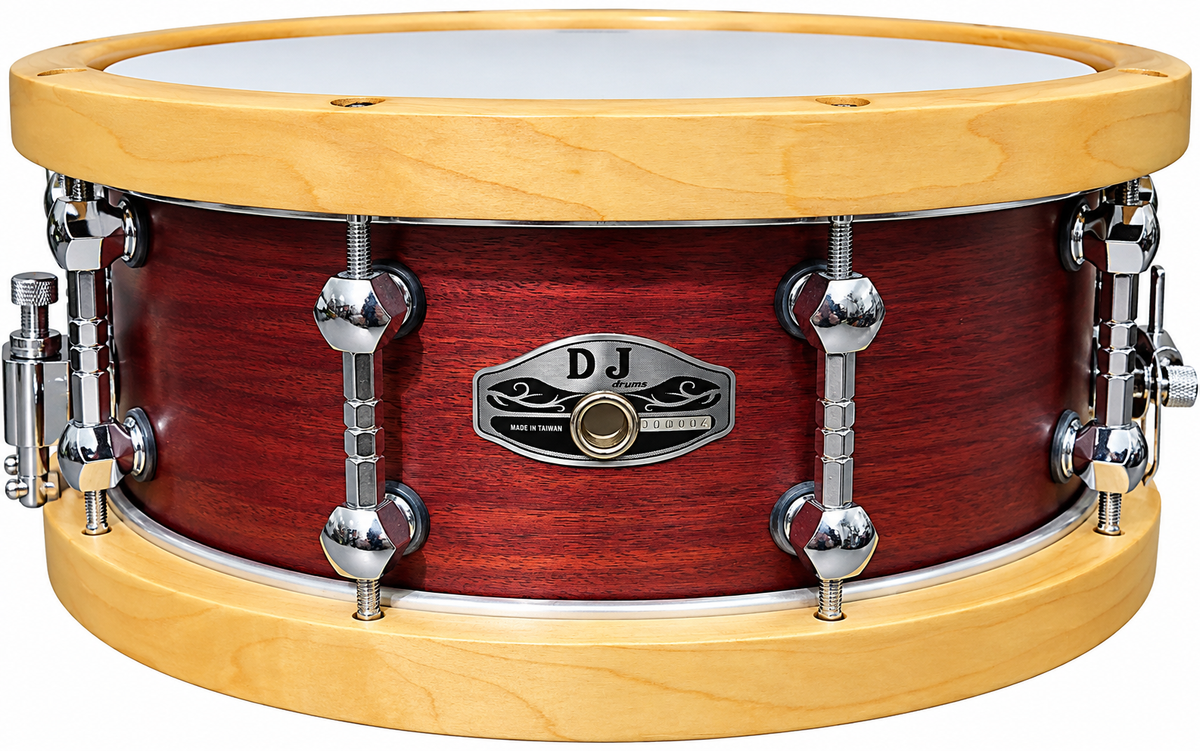 Wang Percussion Snare, Limitiertes vollmassives Sondermodell  Größe: 14" x 5,5"
