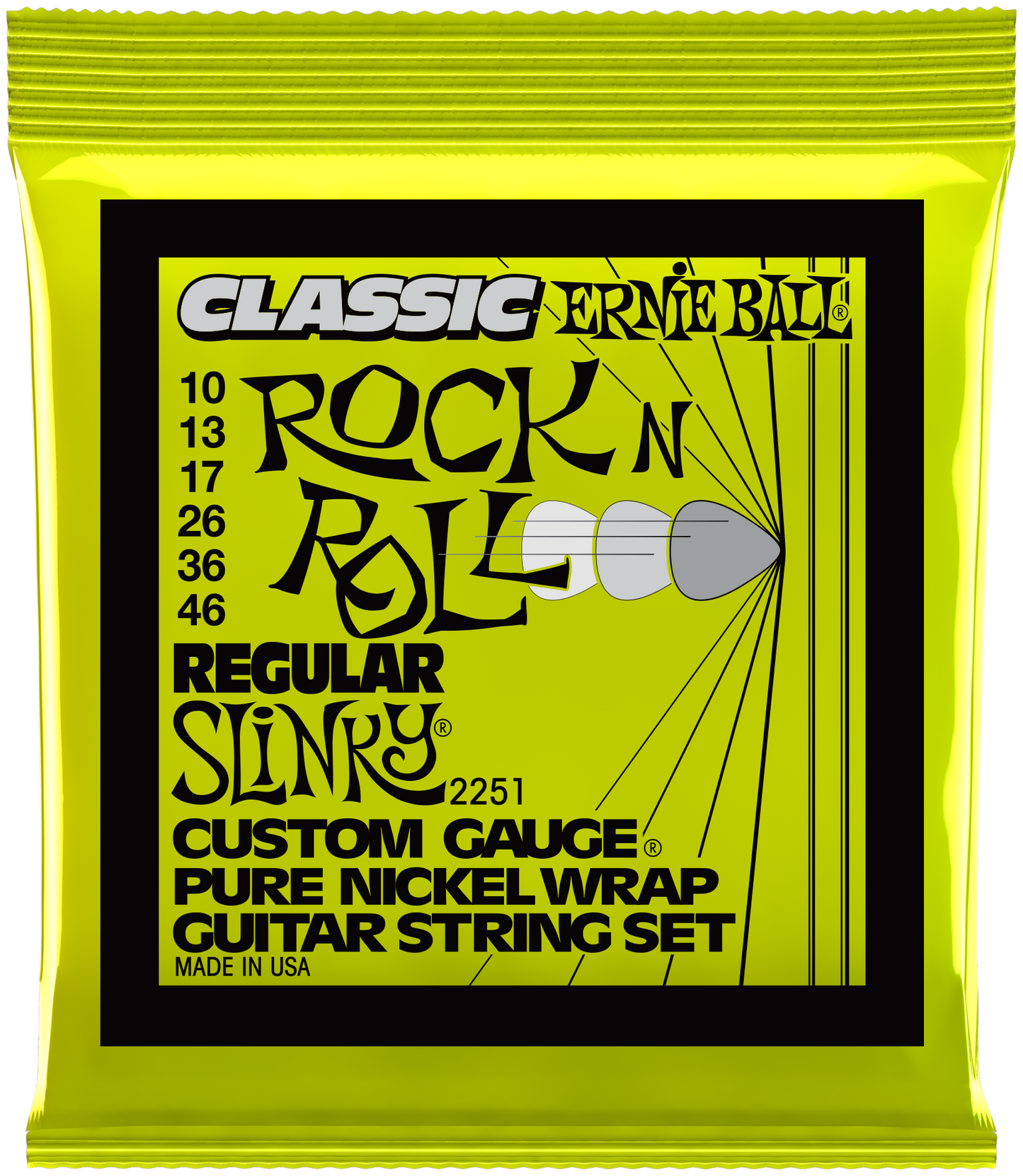 ERNIE BALL string set, Slinky Nickel, Beefy 11-54