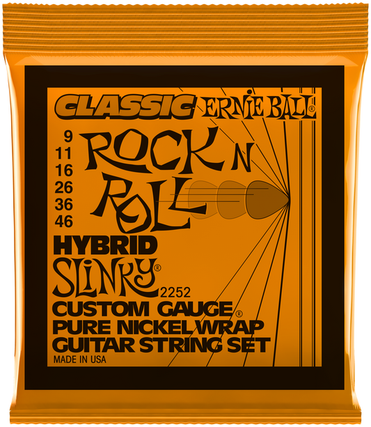 ERNIE BALL Saitensatz, Slinky Rock'N'Roll, Hybrid 09-46, EB2252