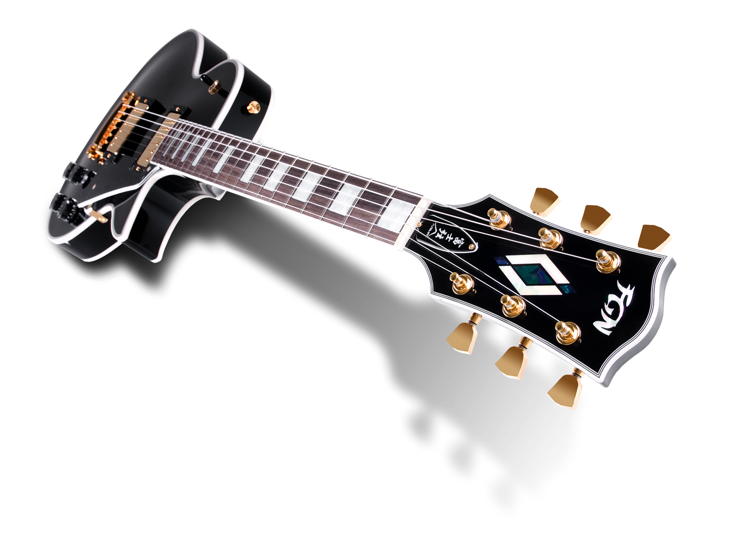 FGN E-Gitarre, Neo Classic LC10, Black, Tasche