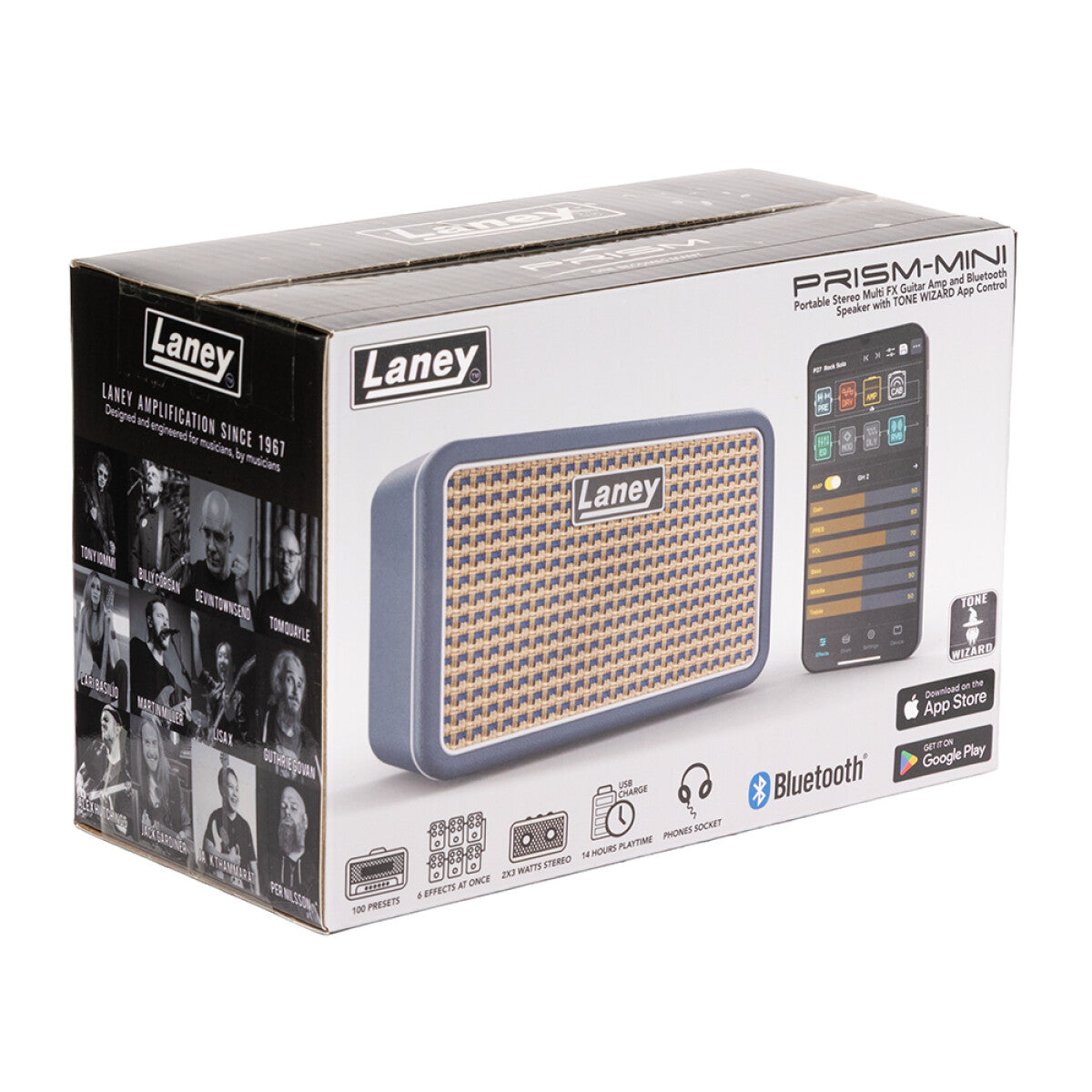 LANEY MINI EFFECT DESKTOP AMP BLACK