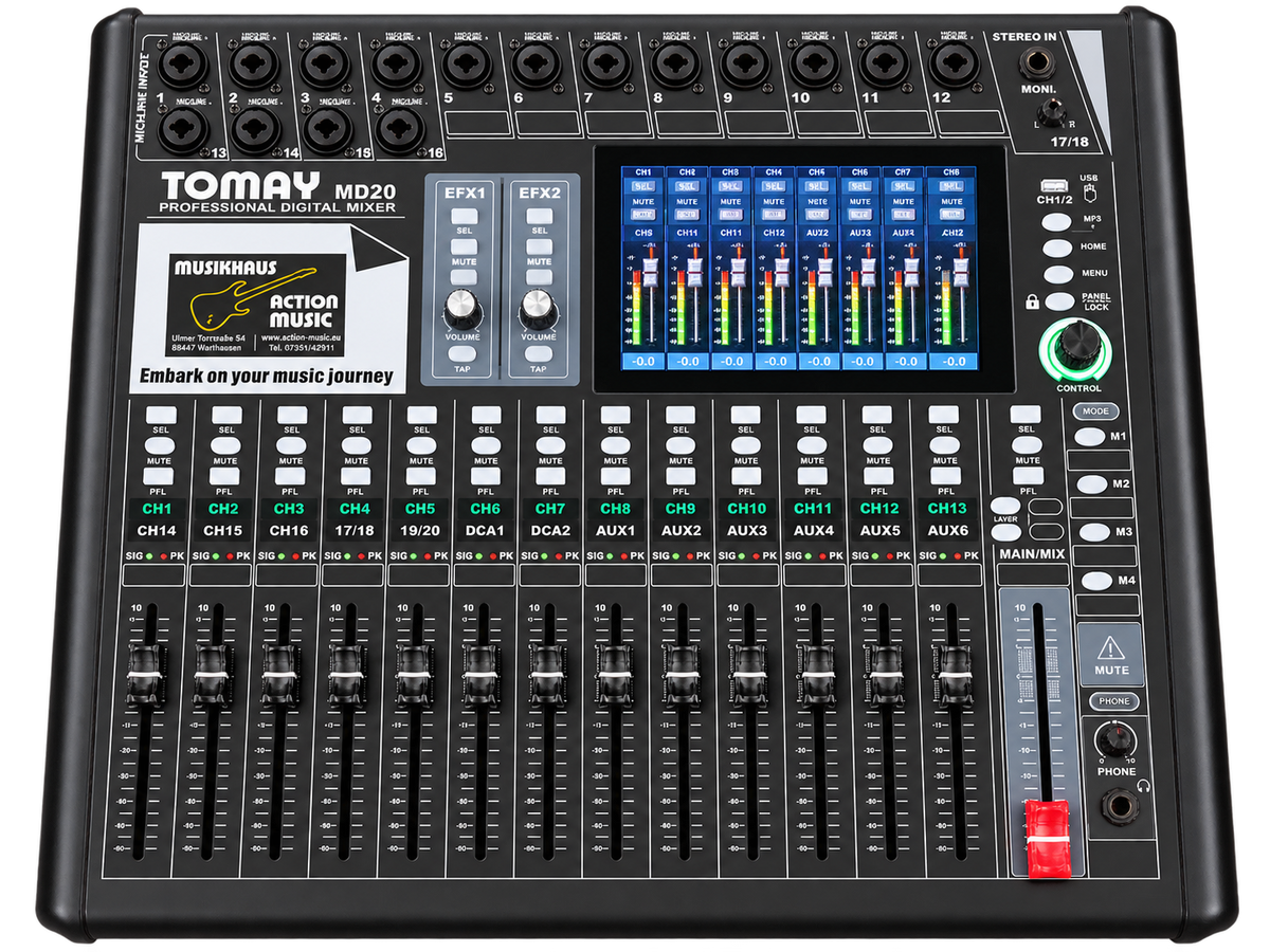 DIGITAL MIXER TOMAY MD20