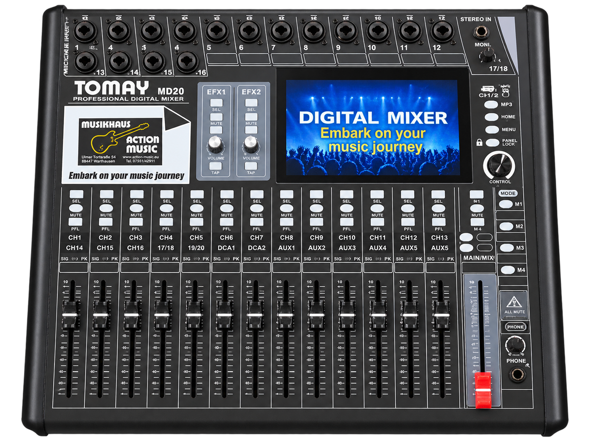 DIGITAL MIXER TOMAY MD20