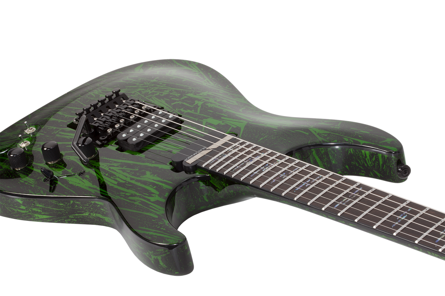 SCHECTER E-Gitarre, Silver Mountain C-1 FR S, Toxic Venom