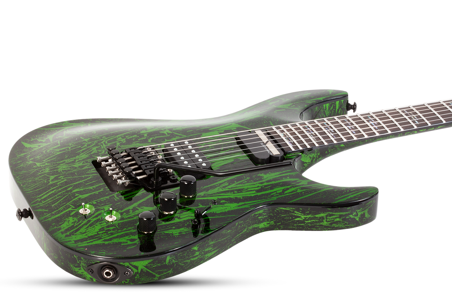 SCHECTER E-Gitarre, Silver Mountain C-1 FR S, Toxic Venom