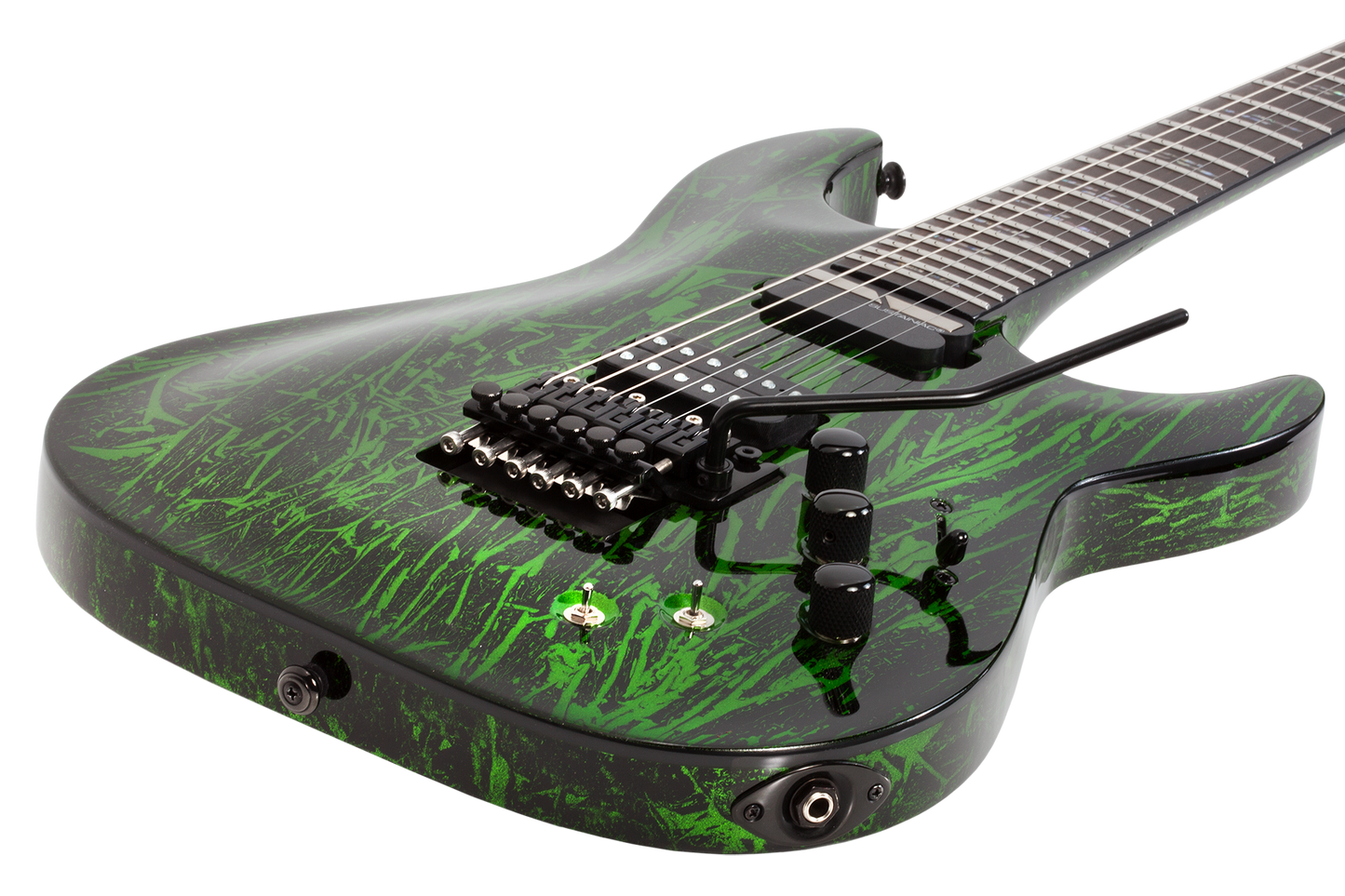 SCHECTER E-Gitarre, Silver Mountain C-1 FR S, Toxic Venom