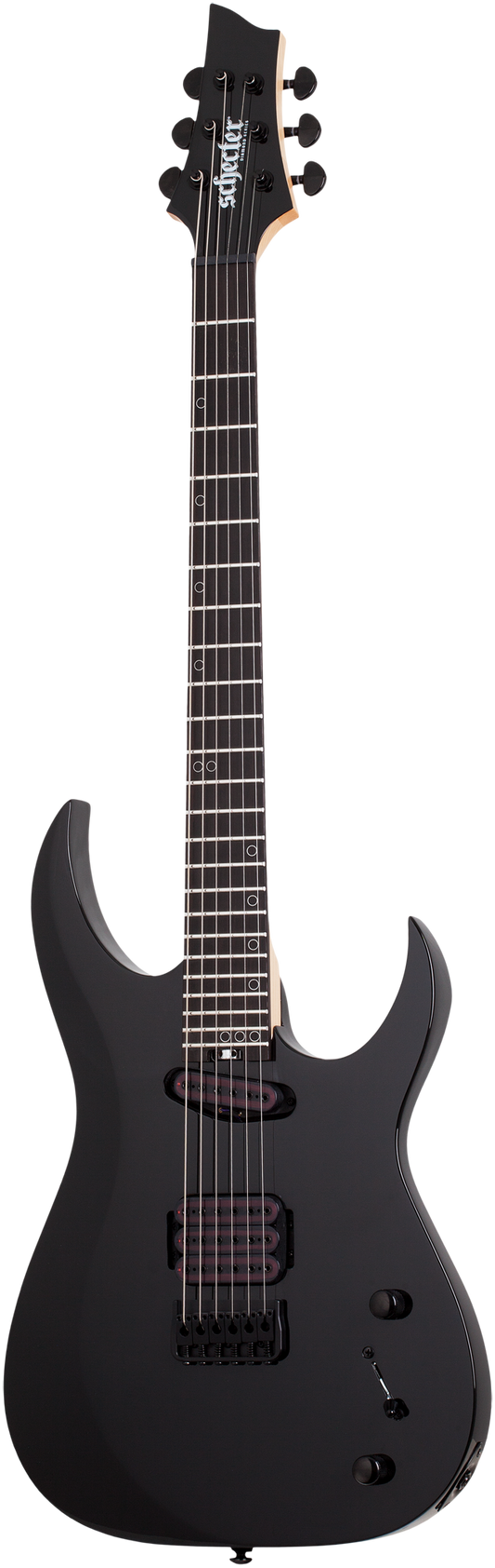 SCHECTER E-Gitarre, Sunset-6 Triad, Gloss Black, SC2574