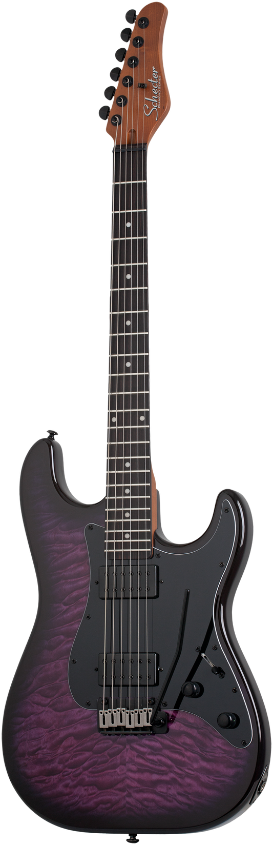 SCHECTER E-Gitarre, TRAD Pro, Trans Purple Burst