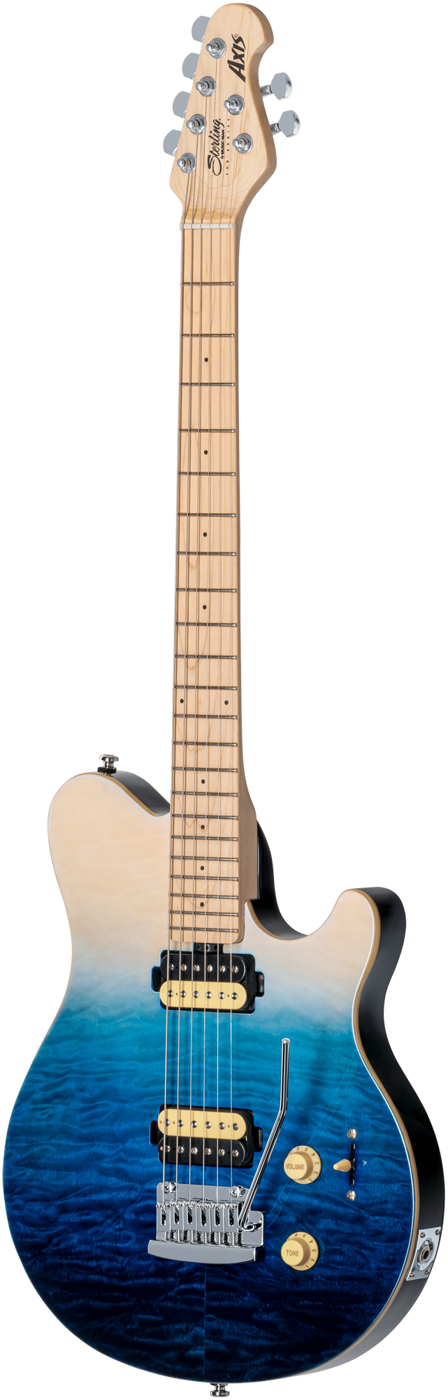 STERLING electric guitar, SUB, Cutlass CT30SSS, Daphne Blue, SLCT30SSSFRDM1