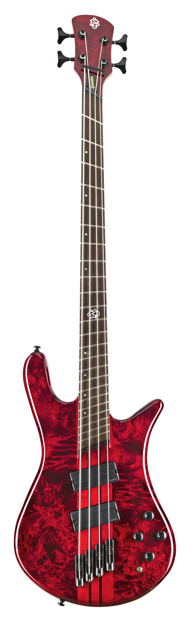SPECTOR Bassgitarre, NS Dimension MS 4, 4-Saiter, aktiv, Inferno Red Gloss, SXNSDM4INFRD