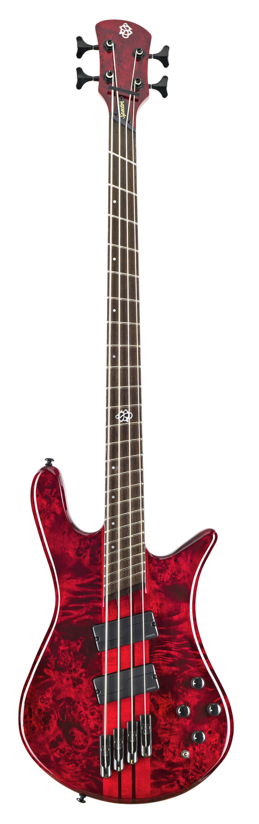 SPECTOR Bassgitarre, NS Dimension MS 4, 4-Saiter, aktiv, Inferno Red Gloss, SXNSDM4INFRD