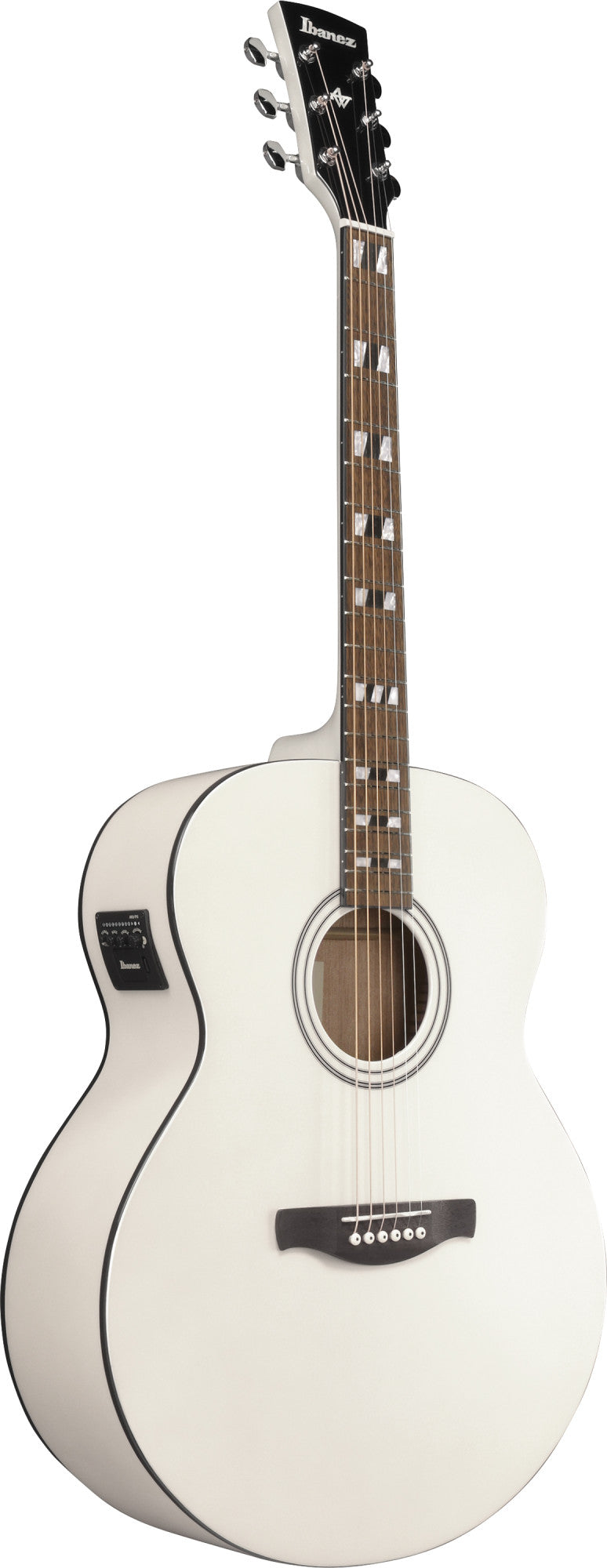 IBANEZ AJ Akustikgitarre 6-String - Pearl White High Gloss, AJ70M2E-PW