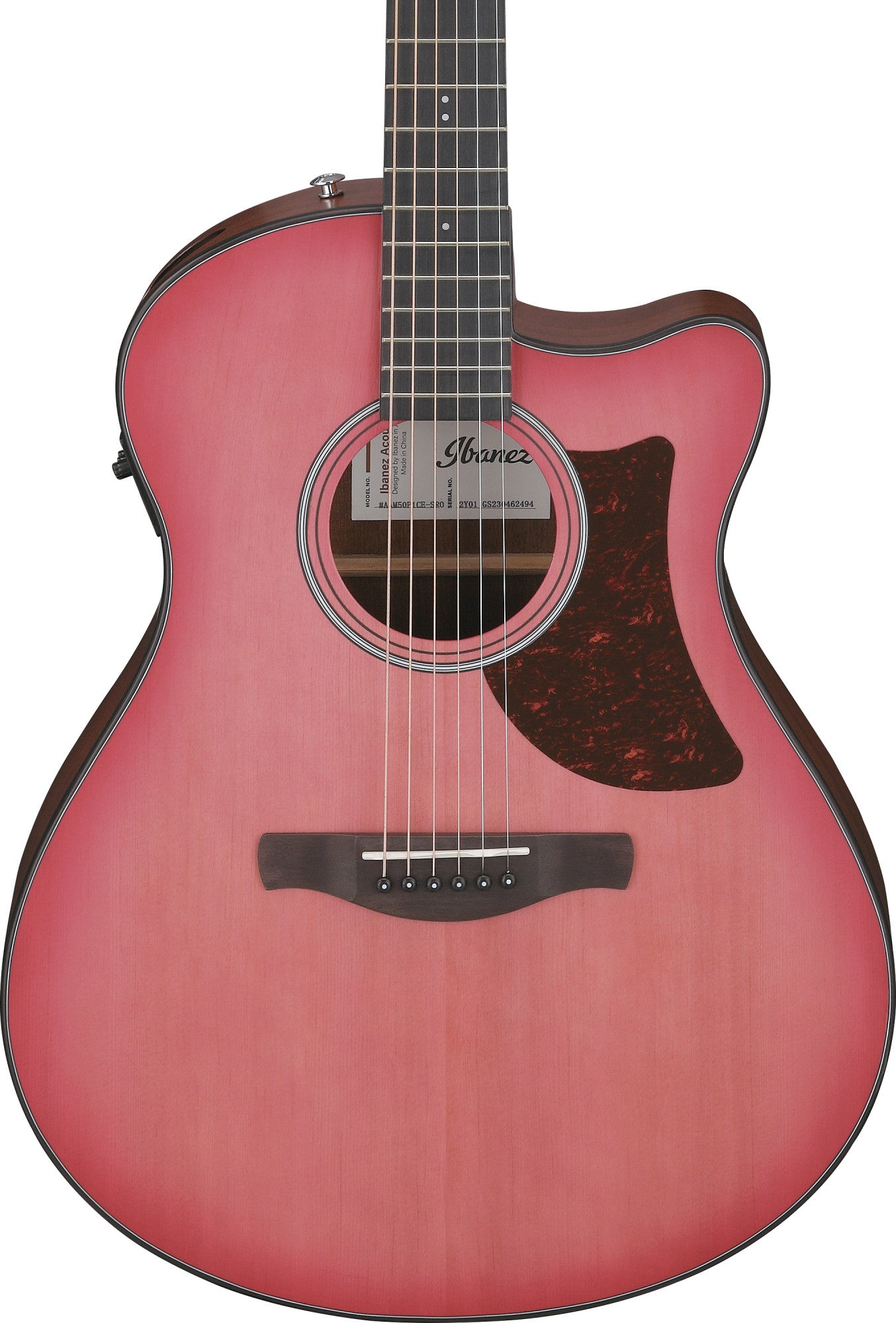 IBANEZ Advanced Acoustic Guitar 6-String - Coral Red Burst Open Pore