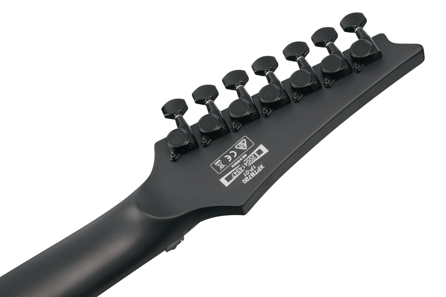 XPTB720BKF IBANEZ XPTB Iron Label E-Gitarre 7 String - Black Flat