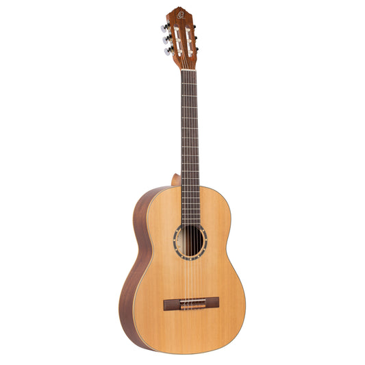 ORTEGA Family Series 4/4 Slim Neck Konzertgitarre 6 String - Zeder / Mahagoni Natur + Bag, R122SN