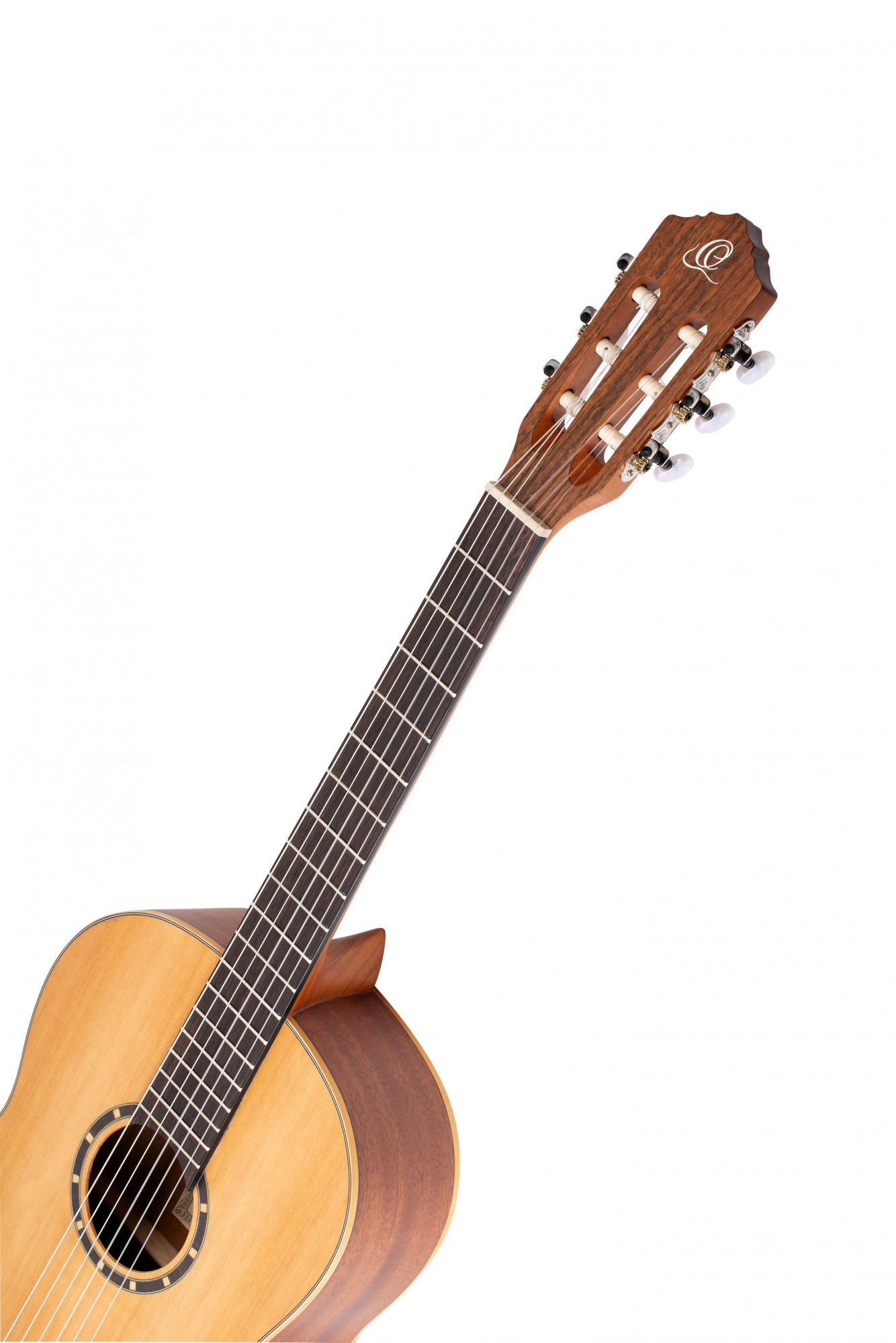 ORTEGA Family Series 4/4 Slim Neck Konzertgitarre 6 String - Zeder / Mahagoni Natur + Bag, R122SN