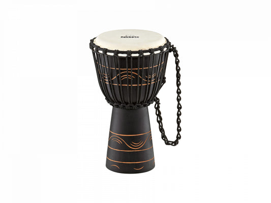 NINO-ADJ4-S NINO Percussion Moon Rhythm Series Original African Style Rope Tuned Wood Djembe - 8"